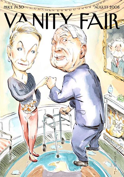 Vanity Fair parody of New Yorker cover